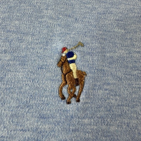 Polo Ralph Lauren Shirt Mens Large Classic Fit Soft Touch Cotton Pony Light Blue - Picture 3 of 7